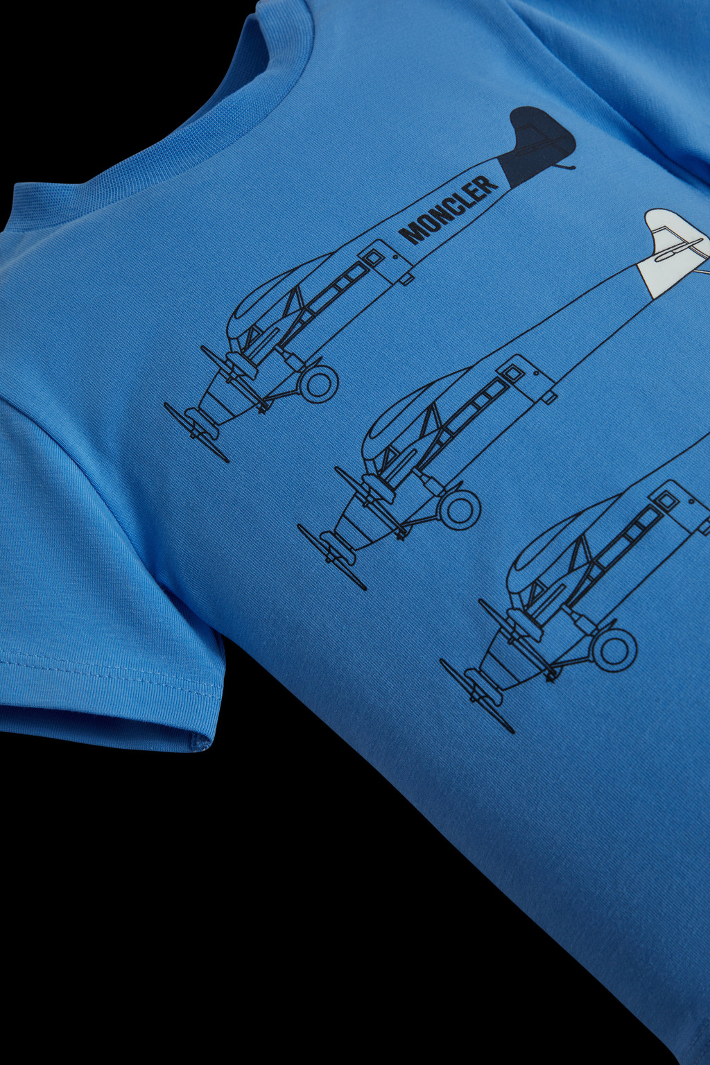 Airplane Motif T-Shirt