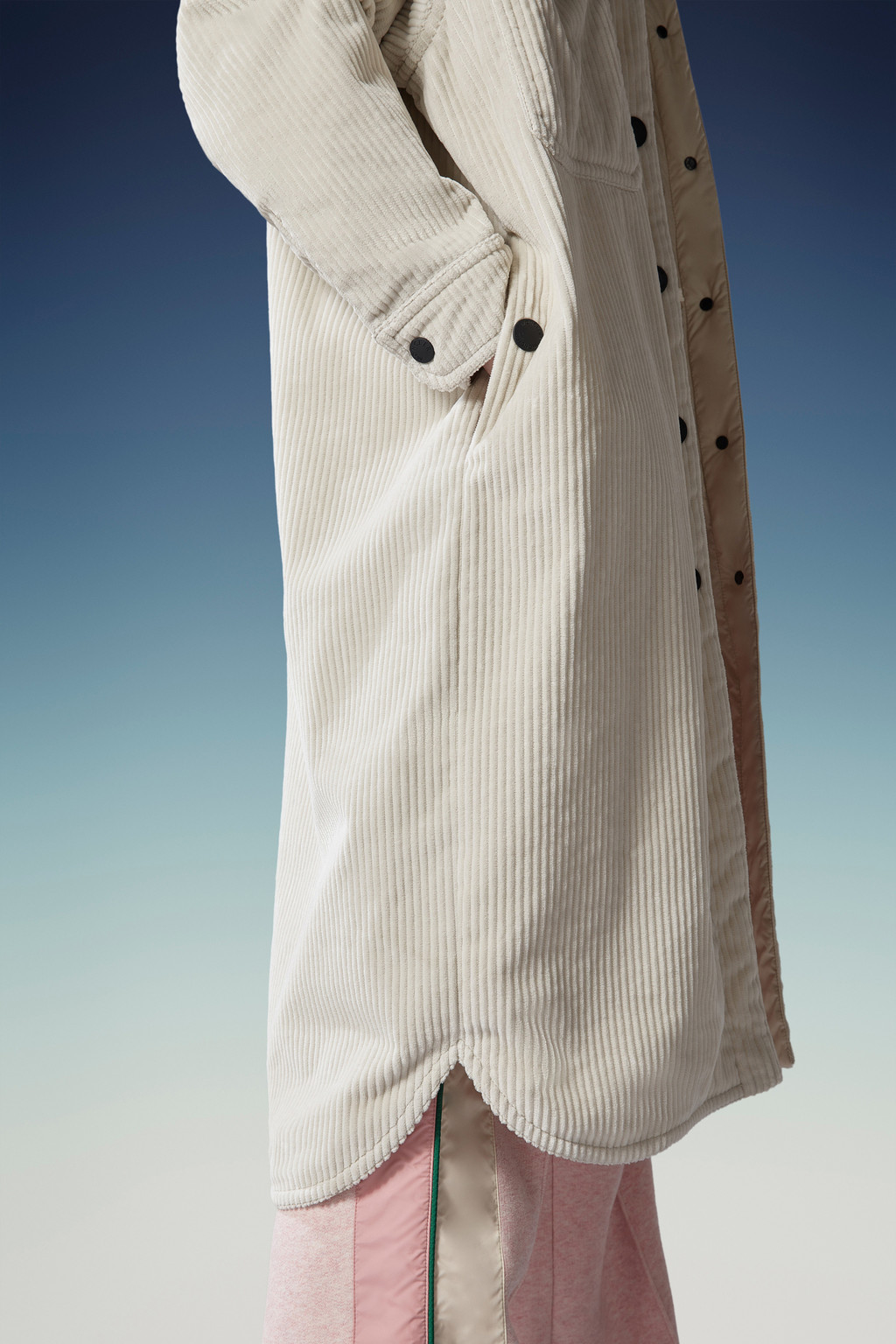 Vanay Long Down Shacket