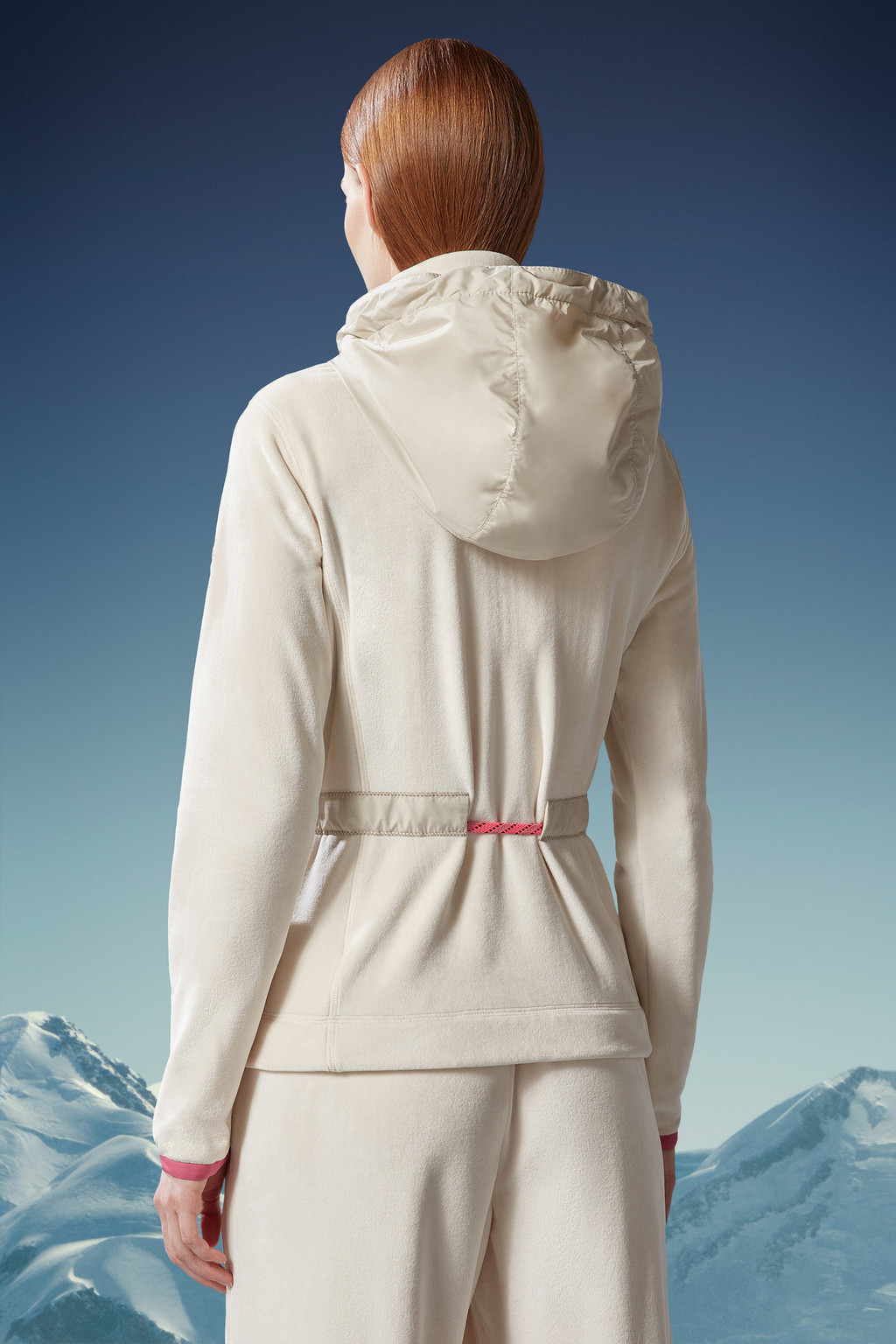 Velour Zip-Up Hoodie