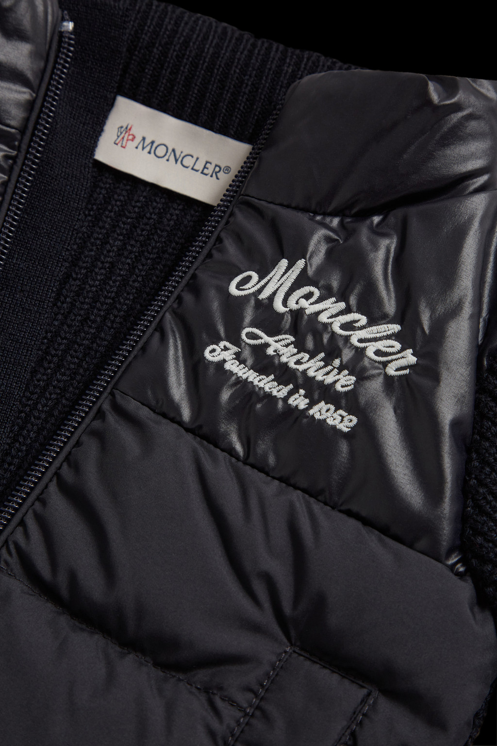 Padded Wool Cardigan