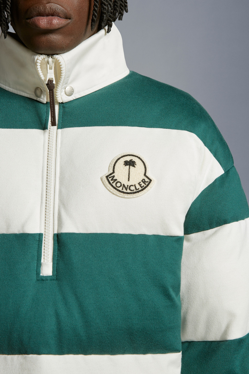 Padded Striped Polo Shirt