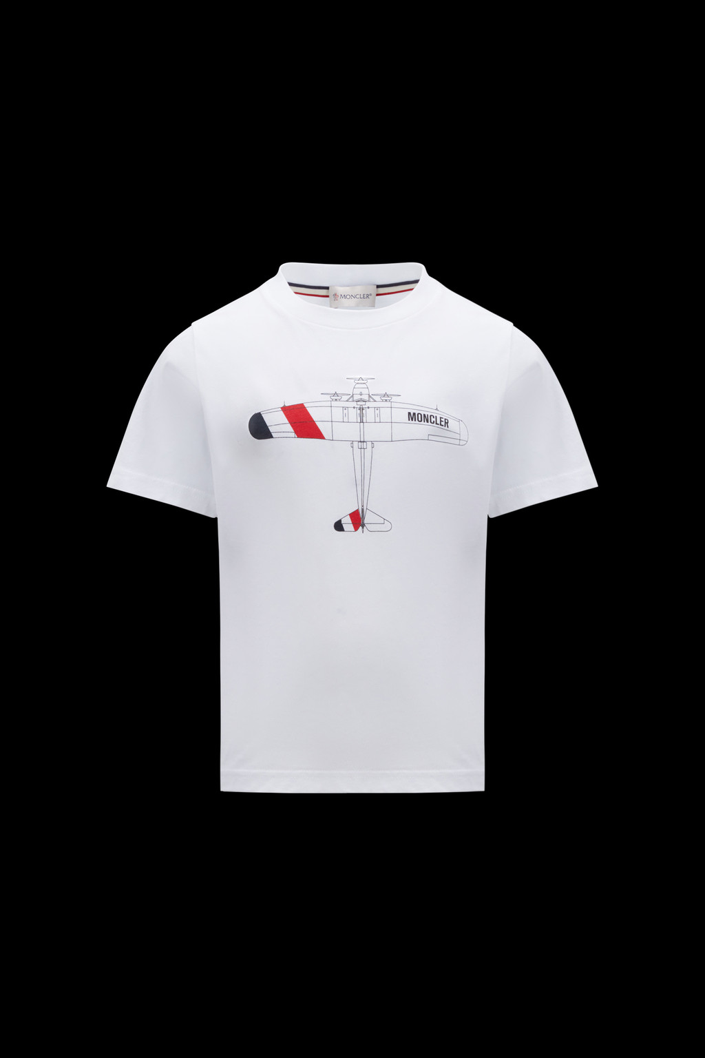 Airplane Motif T-Shirt