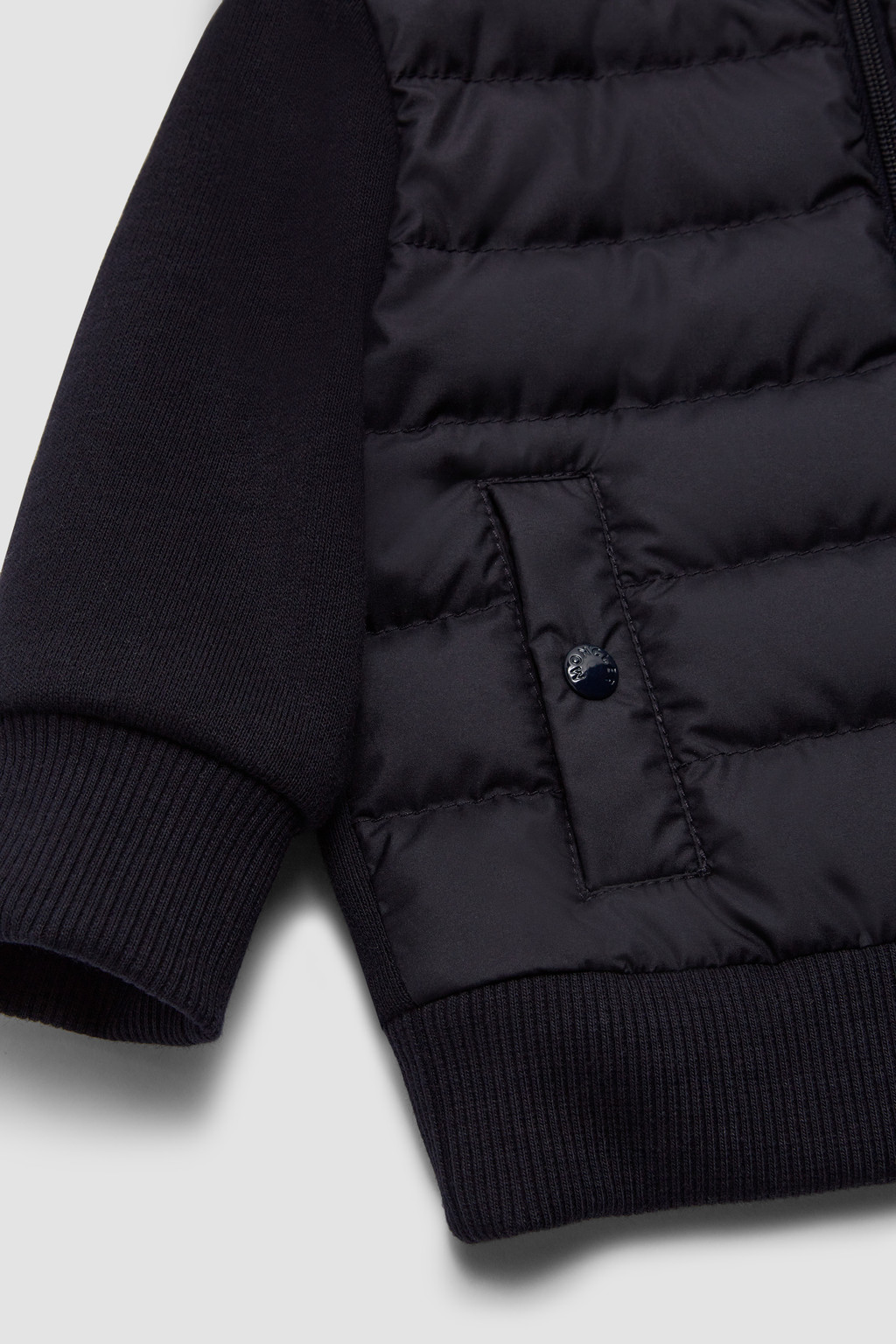 Padded Zip-Up Sweatshirt