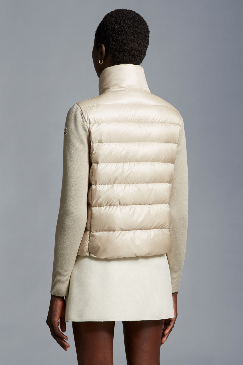 Padded Wool Cardigan