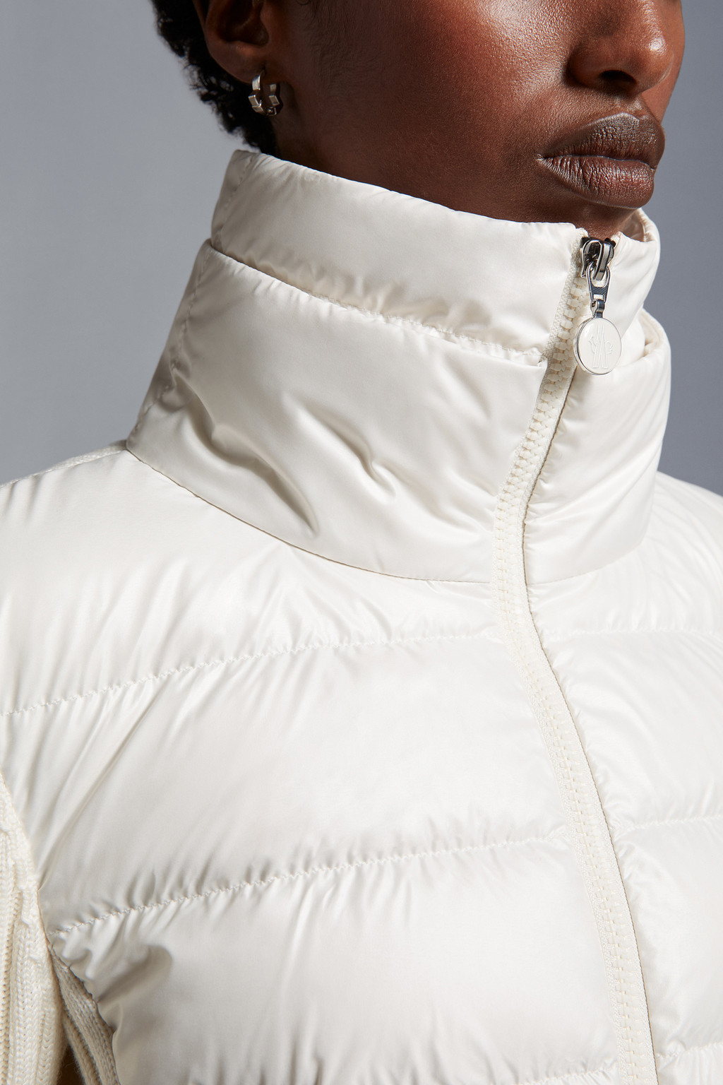 Padded Wool Cardigan