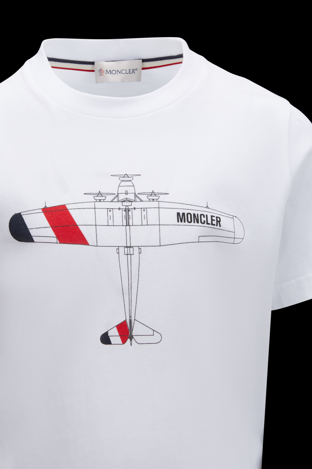 Airplane Motif T-Shirt