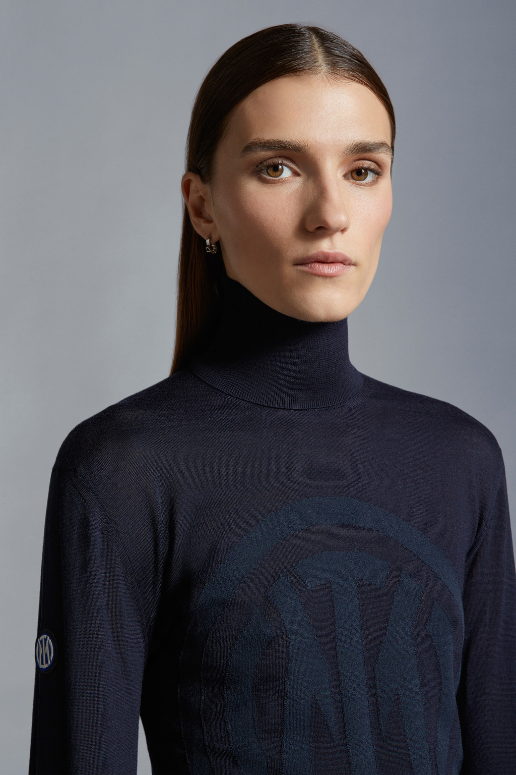 Inter x Moncler Wool Turtleneck Sweater