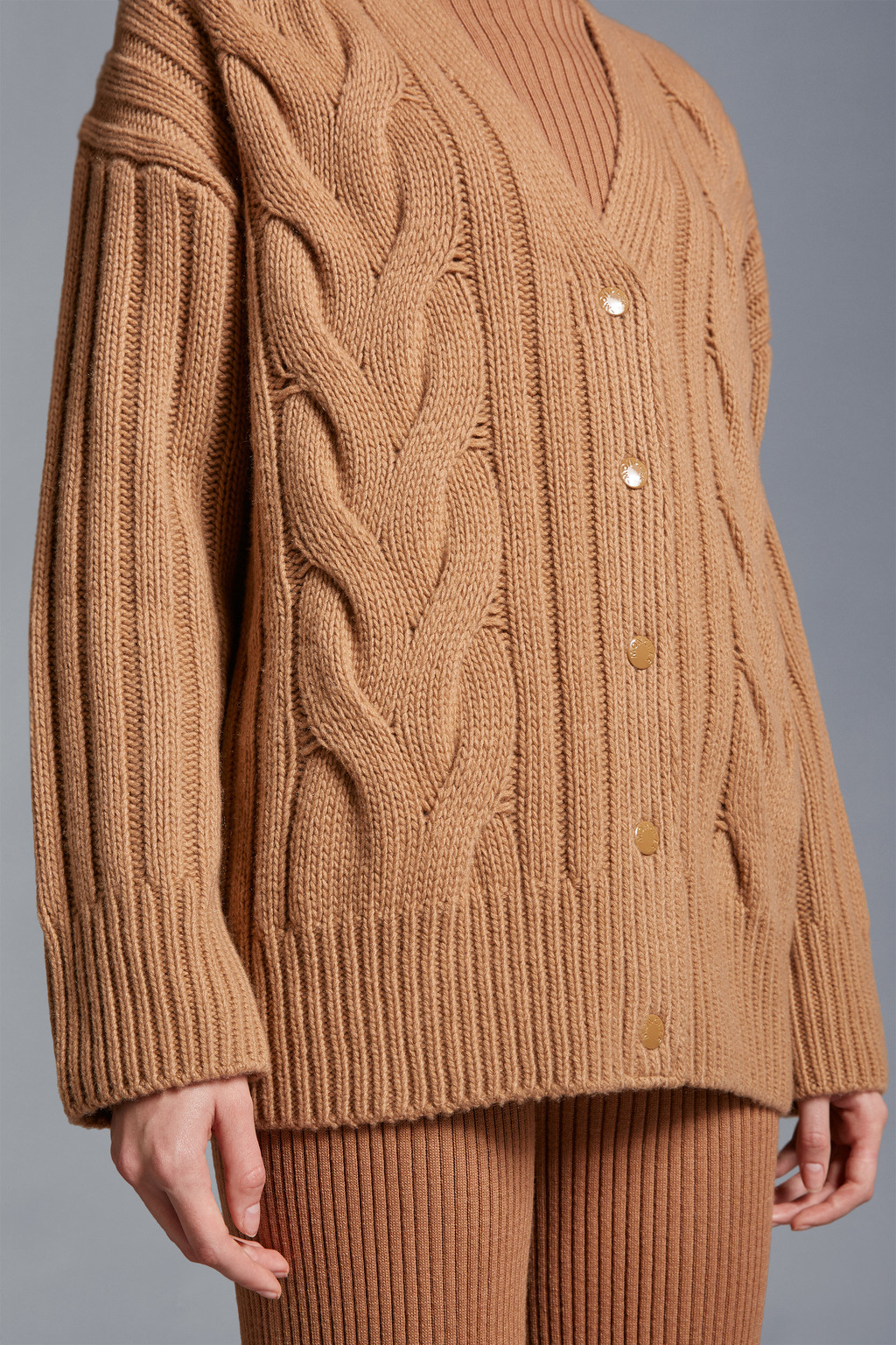 Cable Knit Cashmere Cardigan