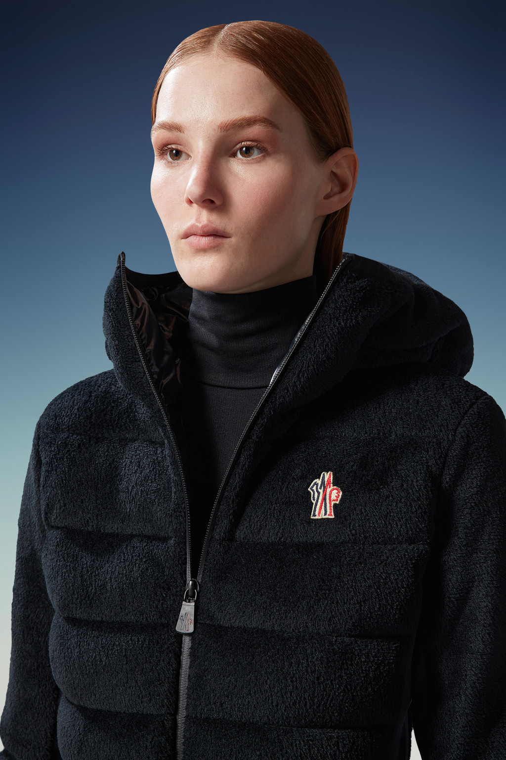 Padded Fleece Zip-Up Hoodie