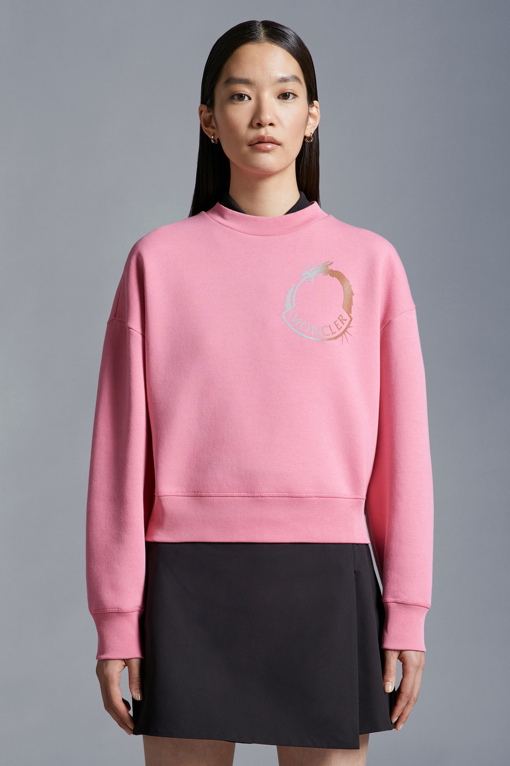 Logo Motif Sweatshirt