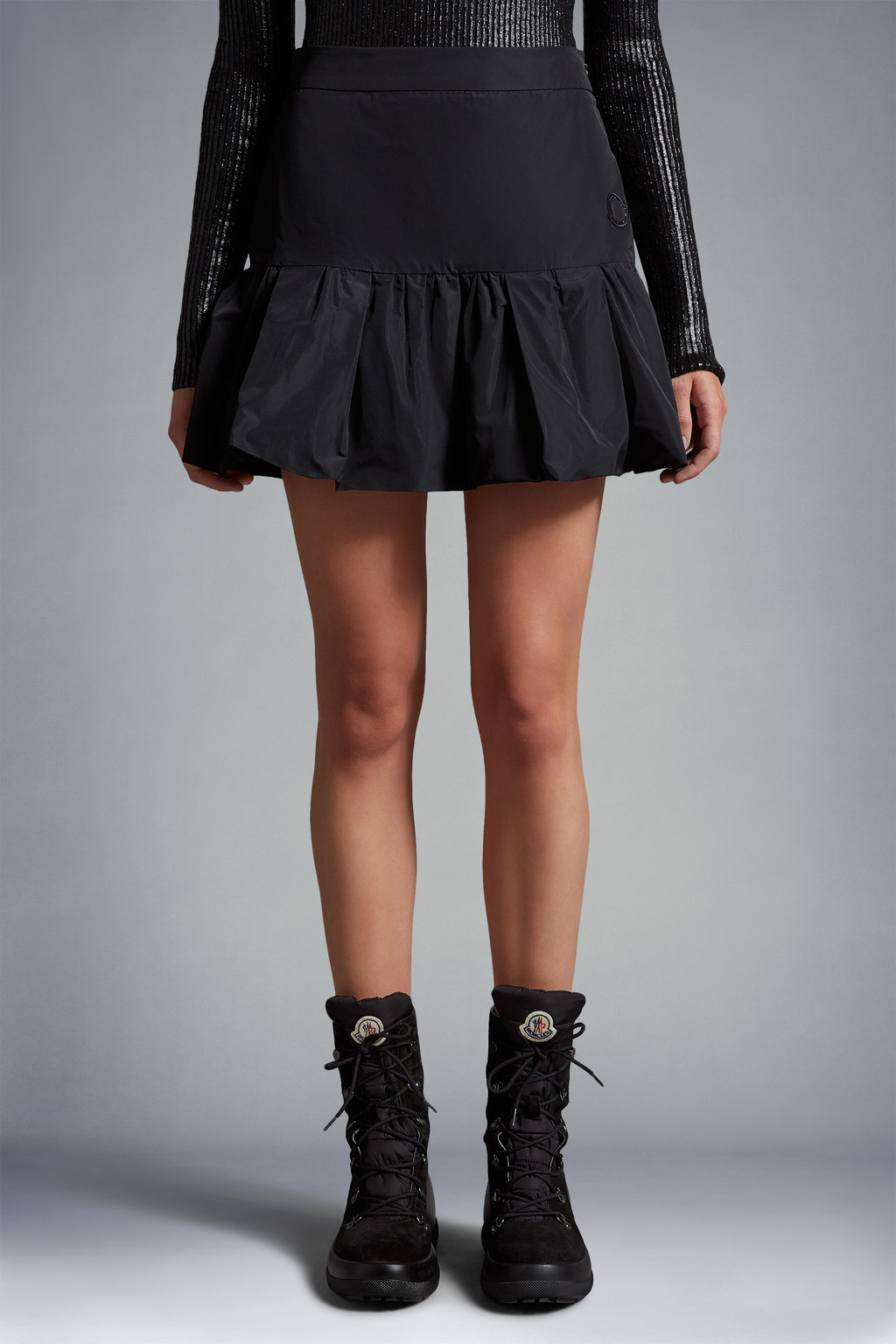 Taffeta Mini Skirt