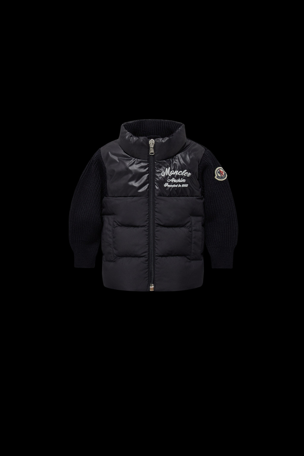 Padded Wool Cardigan