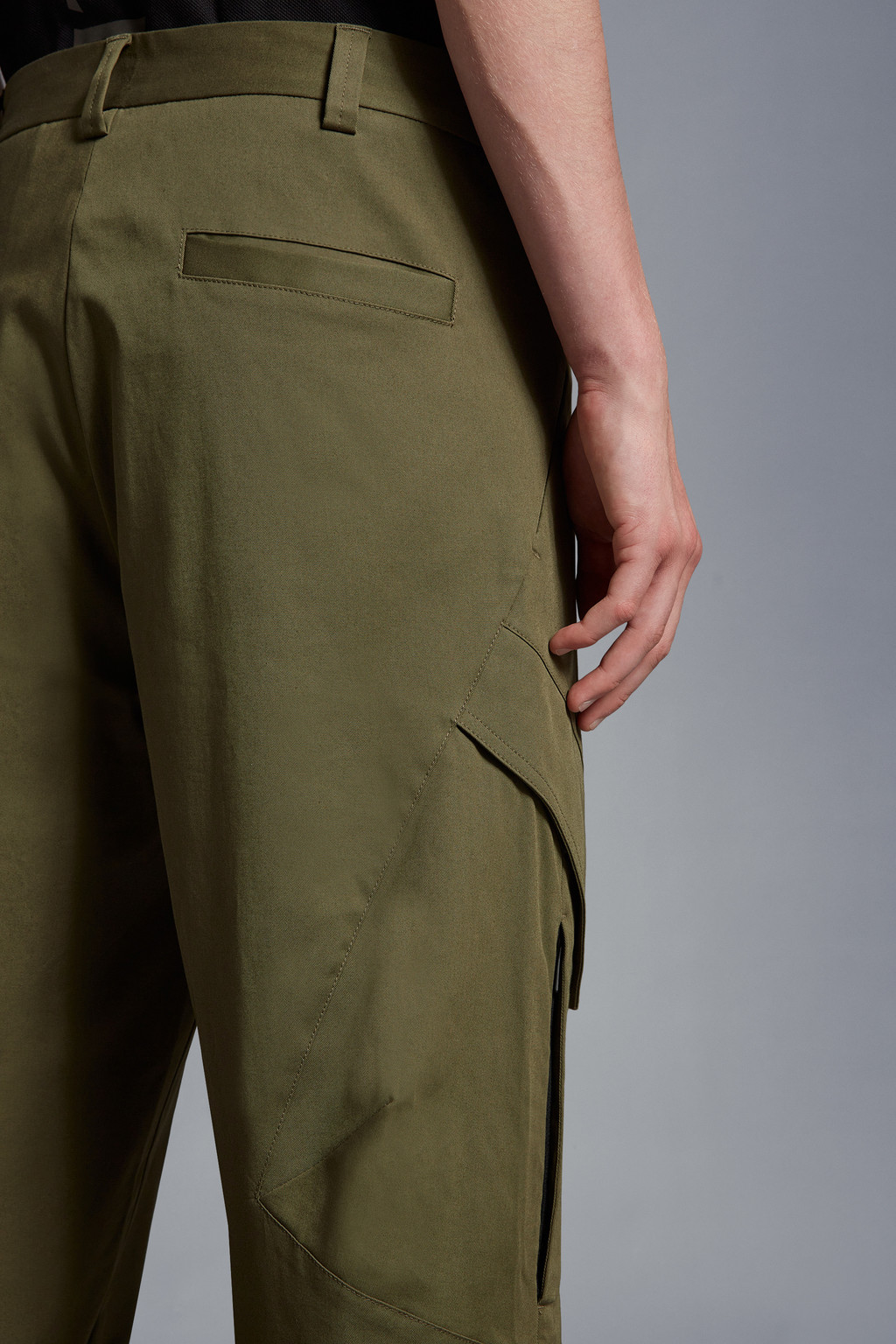 Gabardine Cargo Pants
