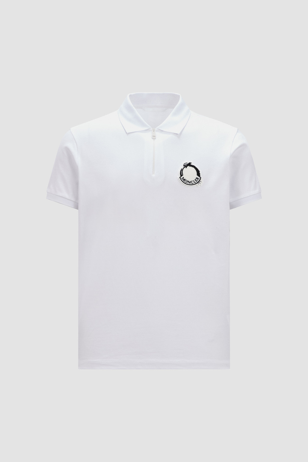 Logo Patch Polo Shirt