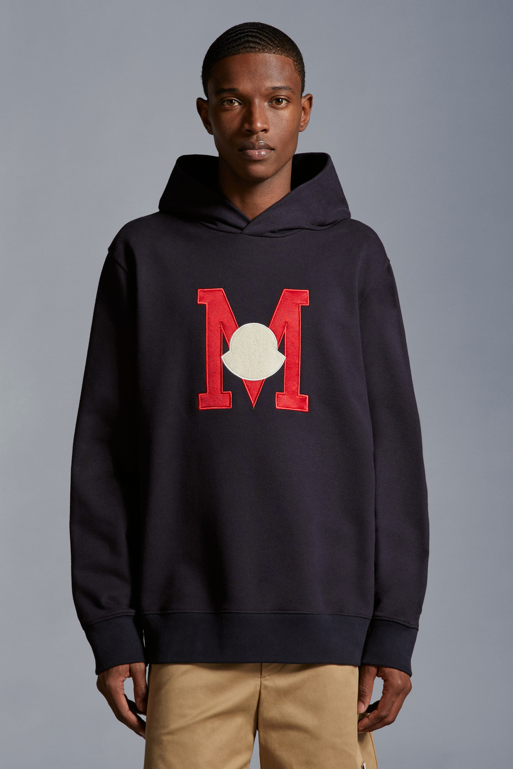 Embroidered Monogram Hoodie