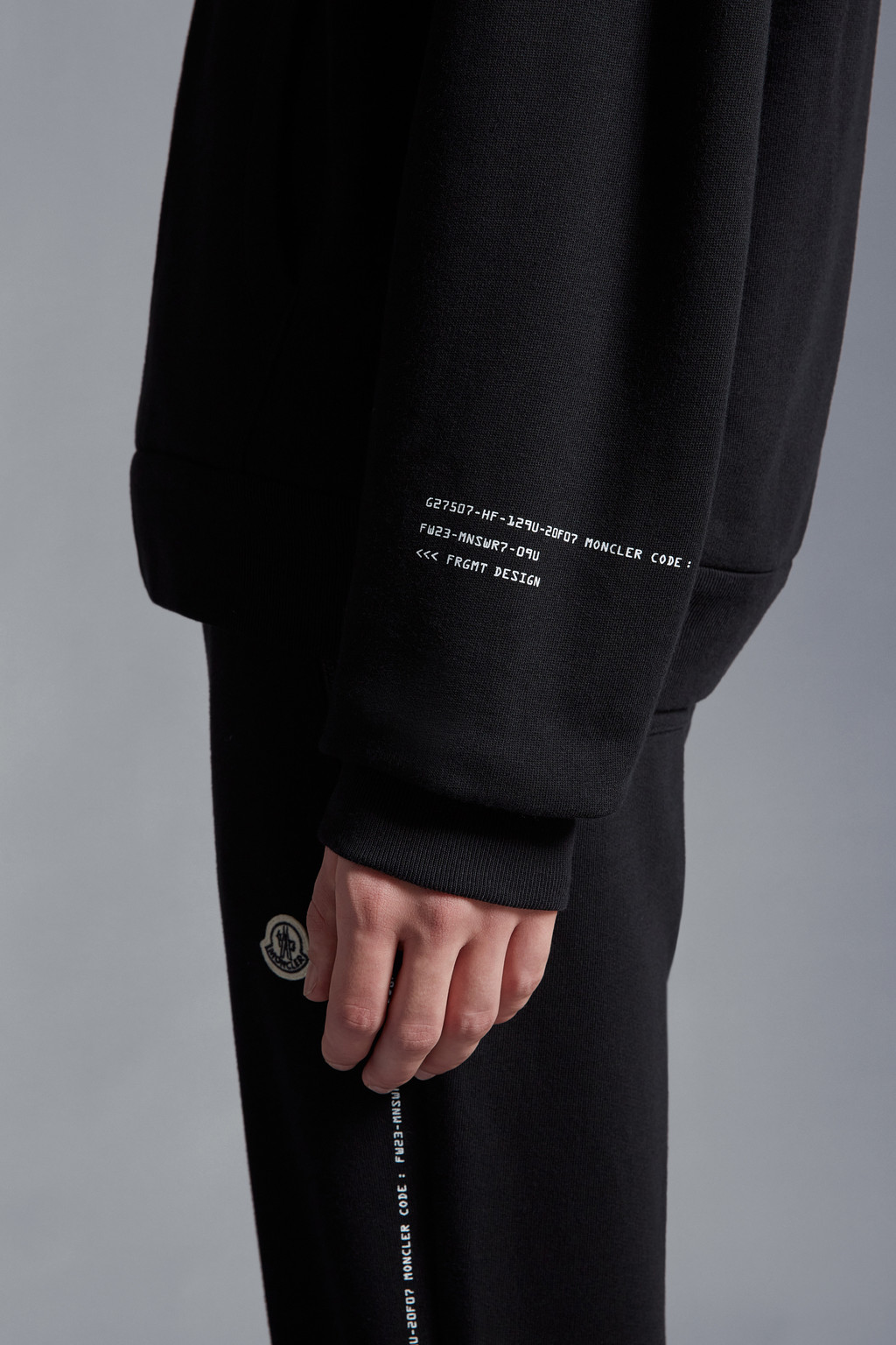 Logo Motif Zip-Up Hoodie