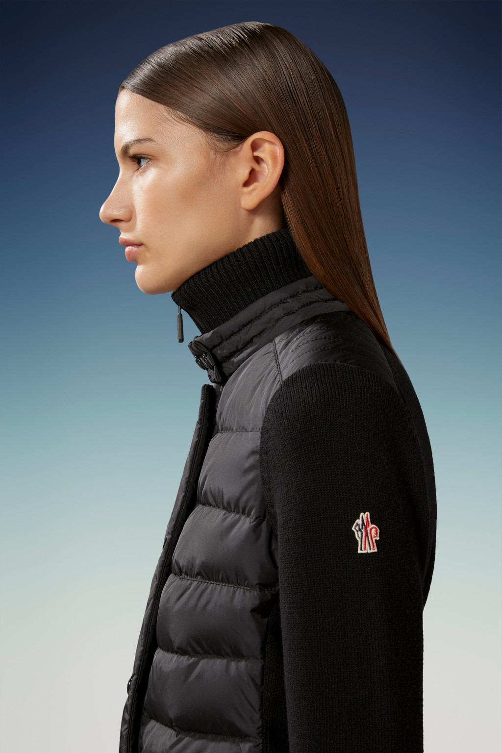 Padded Wool Cardigan