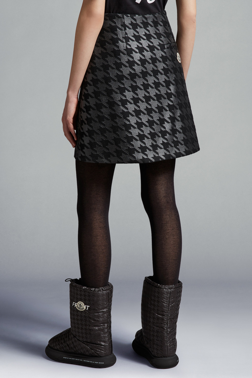 Houndstooth Mini Skirt
