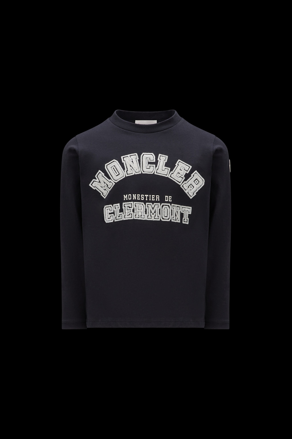 Sequin Logo Long Sleeve T-Shirt