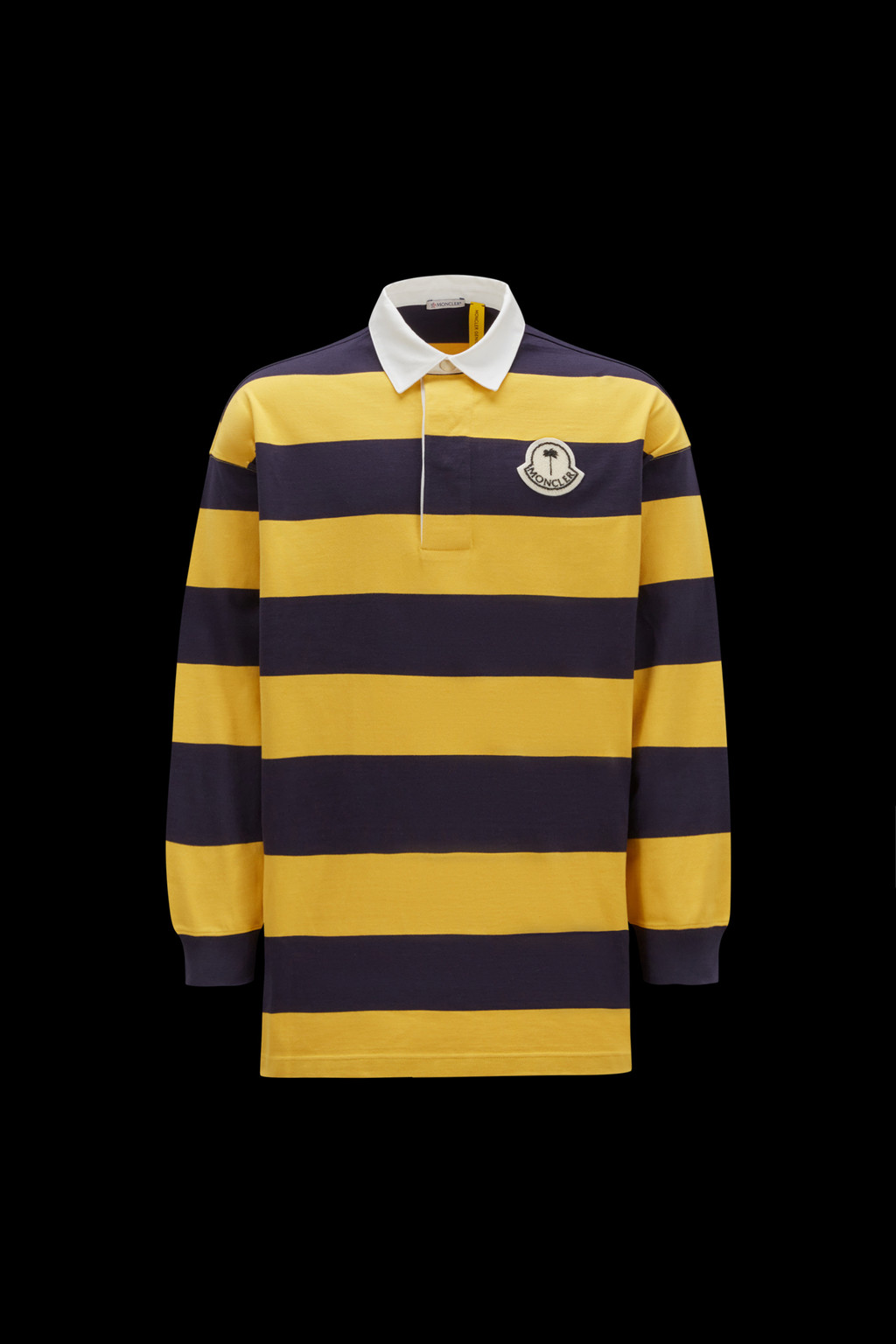 Striped Long Sleeve Polo Shirt