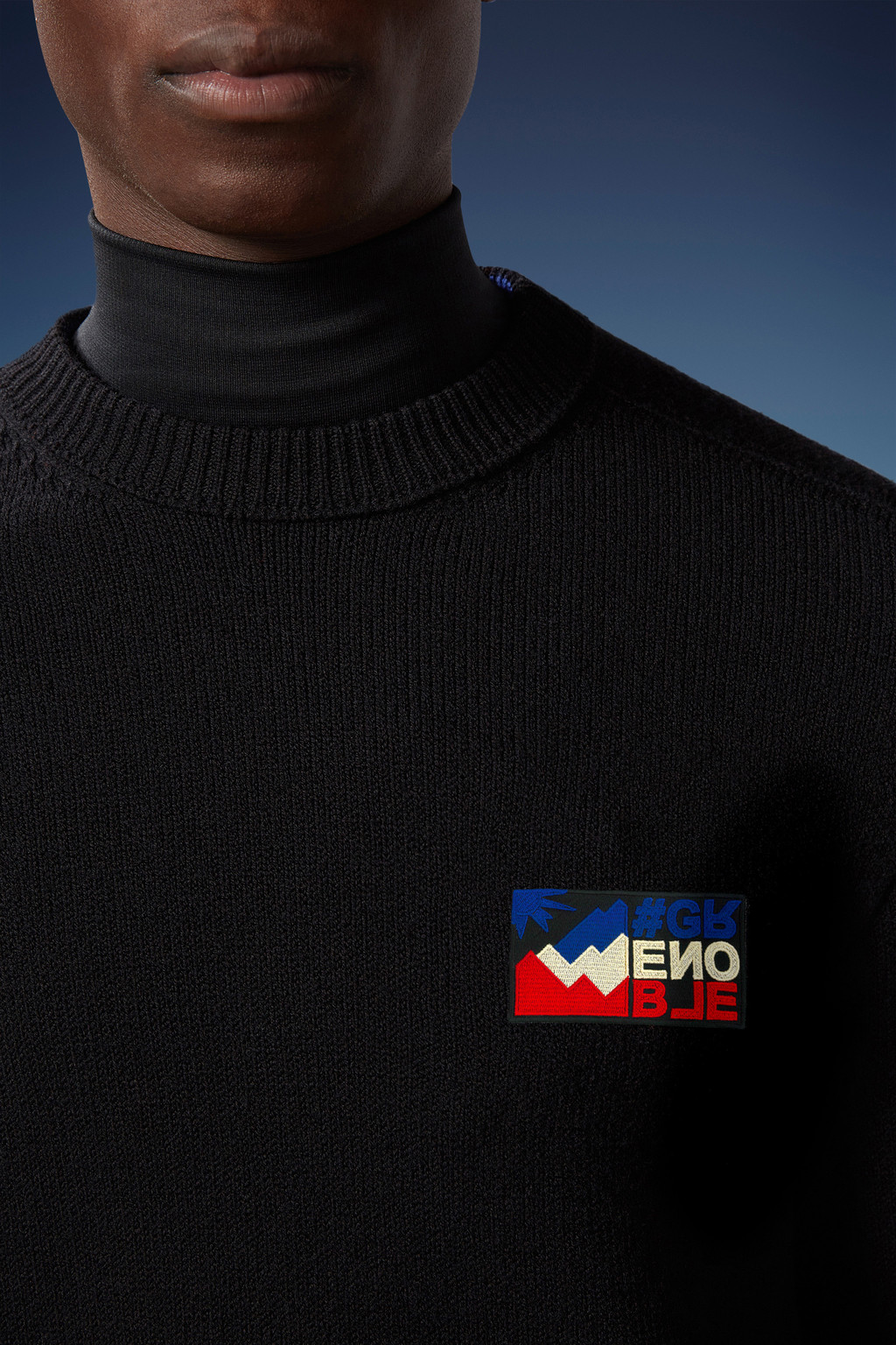 Mountain Logo Wool Sweater