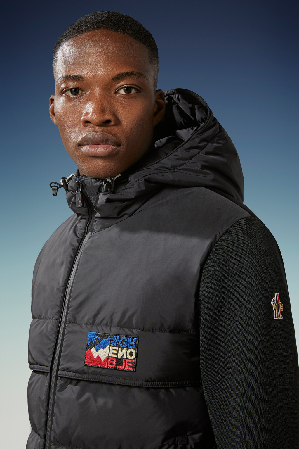 Padded Zip-Up Cardigan