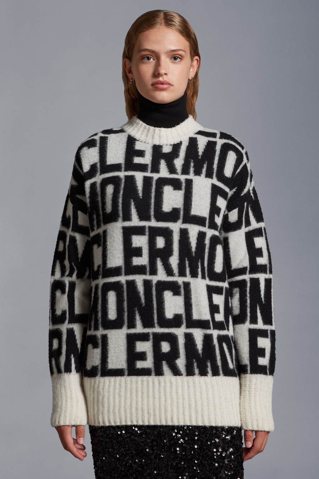 Logo Wool Jacquard Sweater
