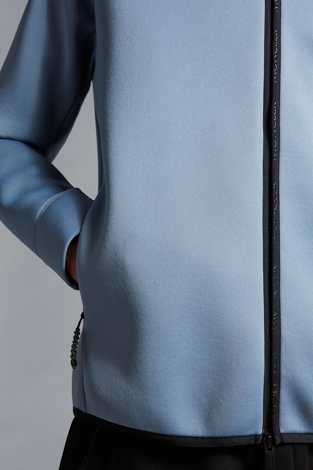 Neoprene Zip-Up Hoodie