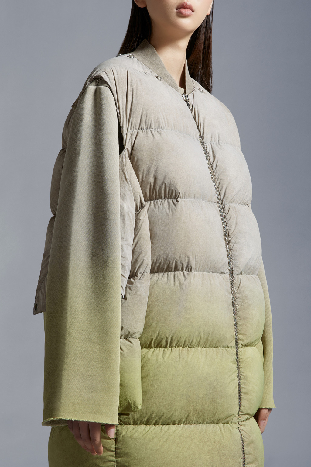 Convertible Long Down Jacket