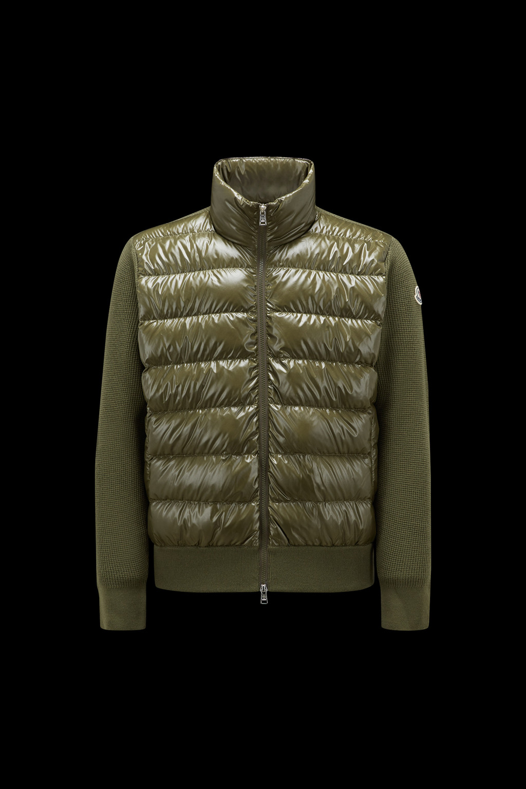 Padded Wool Cardigan