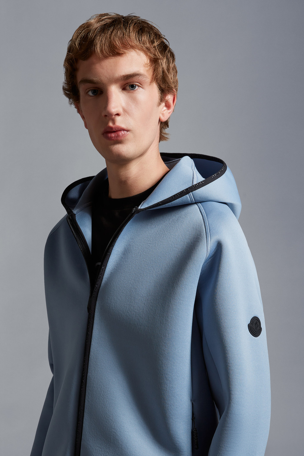 Neoprene Zip-Up Hoodie