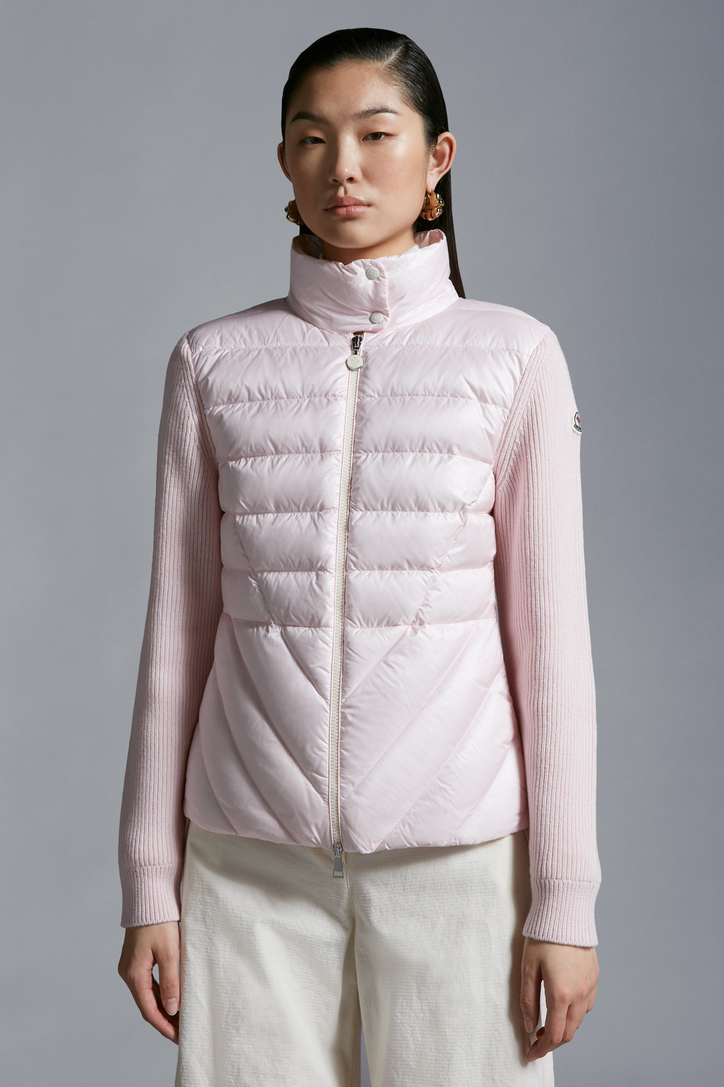 Padded Wool Cardigan