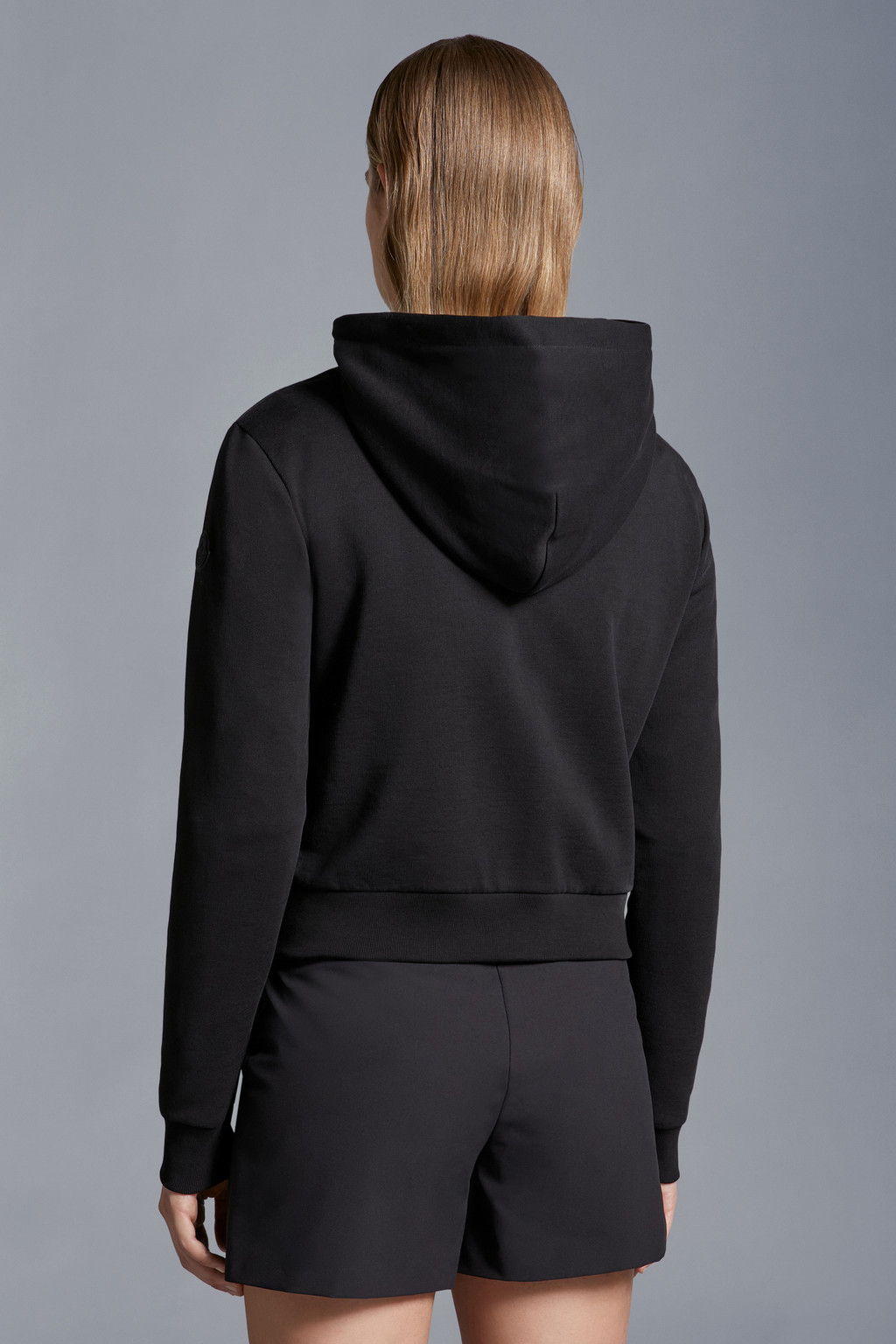 Padded Cotton Zip-Up Hoodie