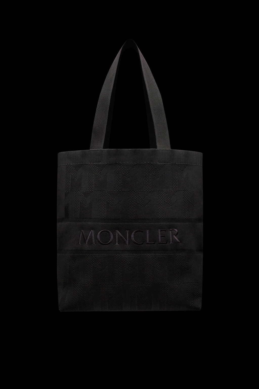 Monogram Knit Tote Bag