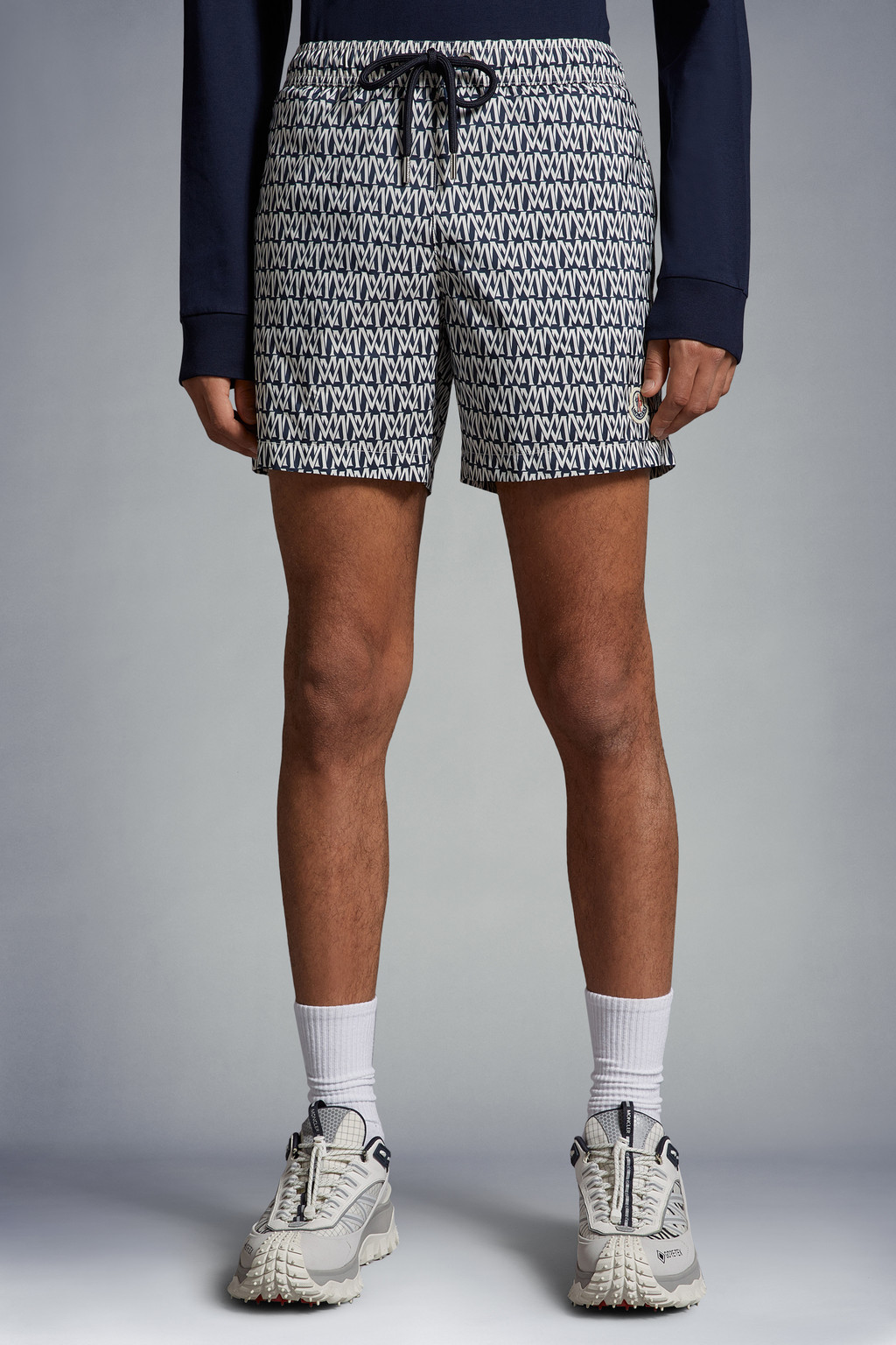 Monogram Print Swim Shorts