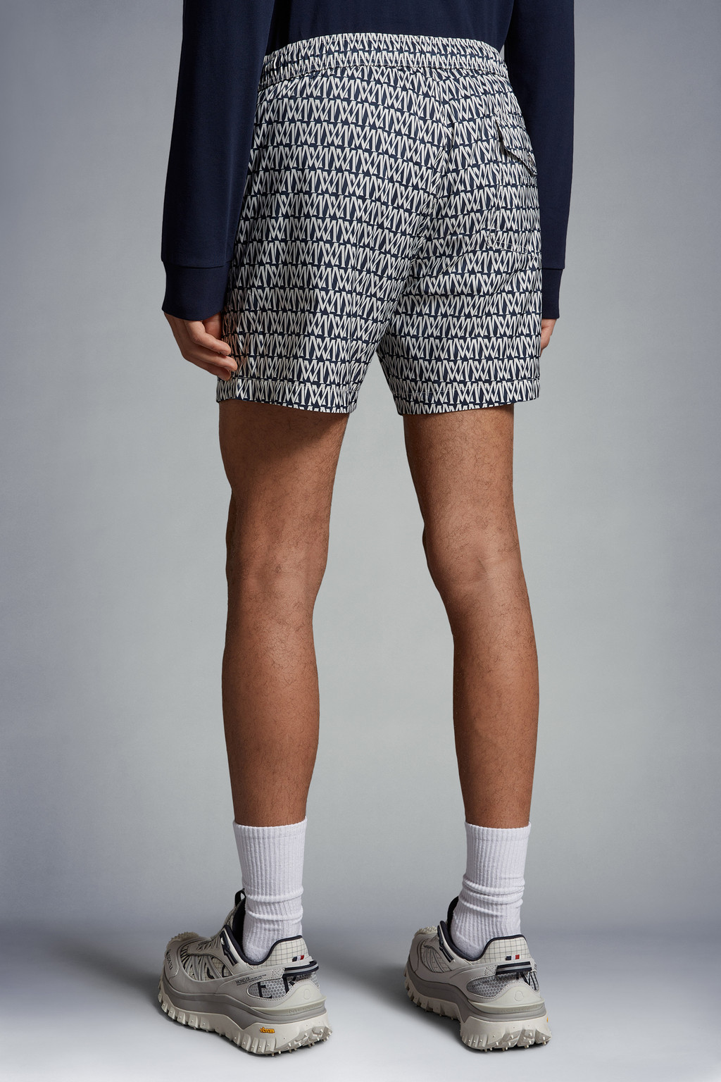 Monogram Print Swim Shorts