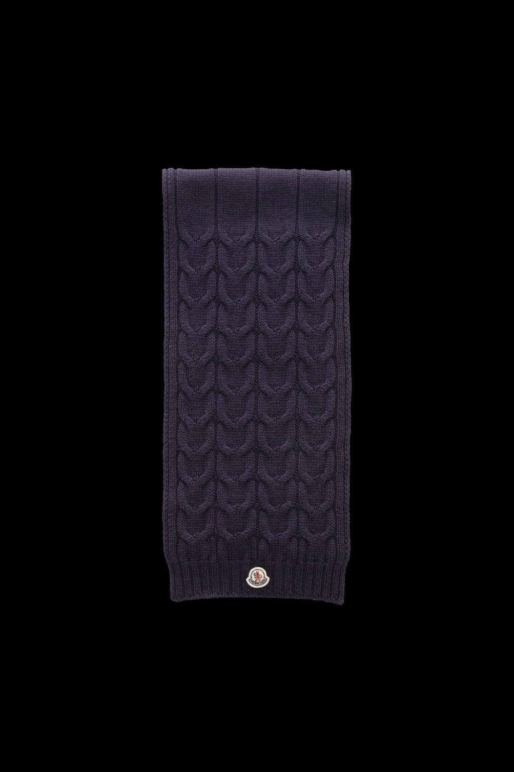 Cable Knit Wool Scarf