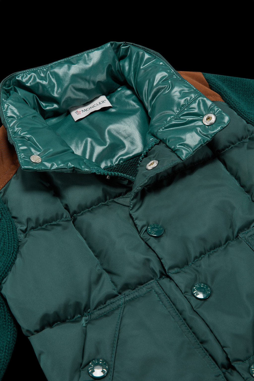 Padded Wool Cardigan