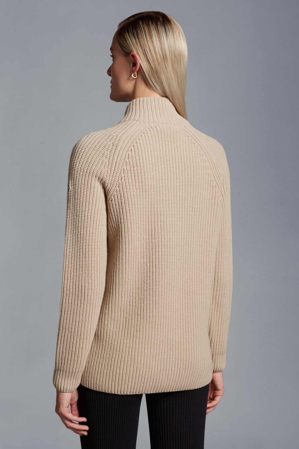 Padded Wool Cardigan