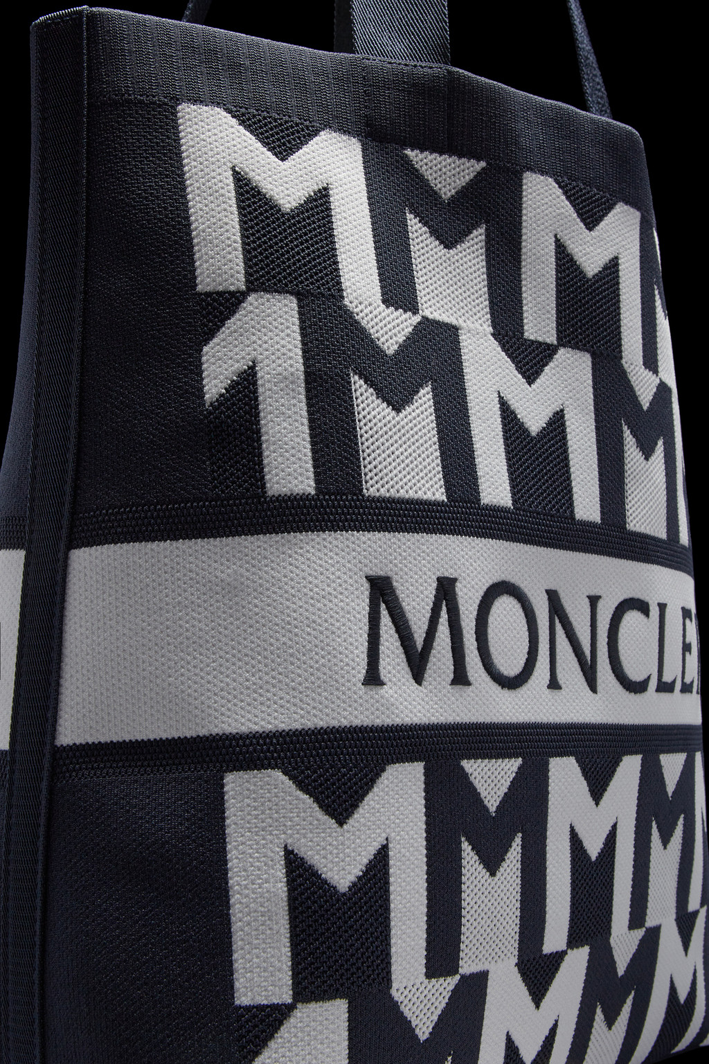 Monogram Knit Tote Bag
