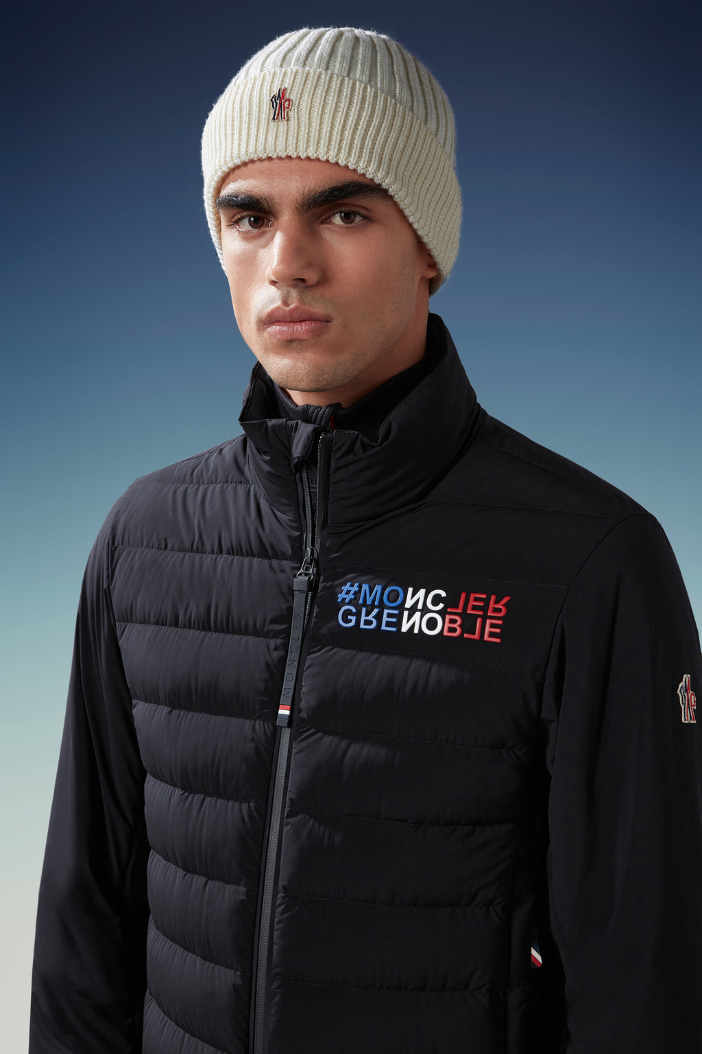 Ribbed Knit Wool Beanie