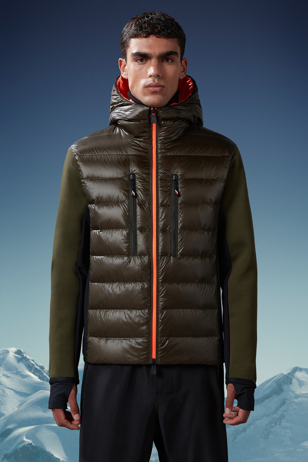 Padded Zip-Up Hoodie