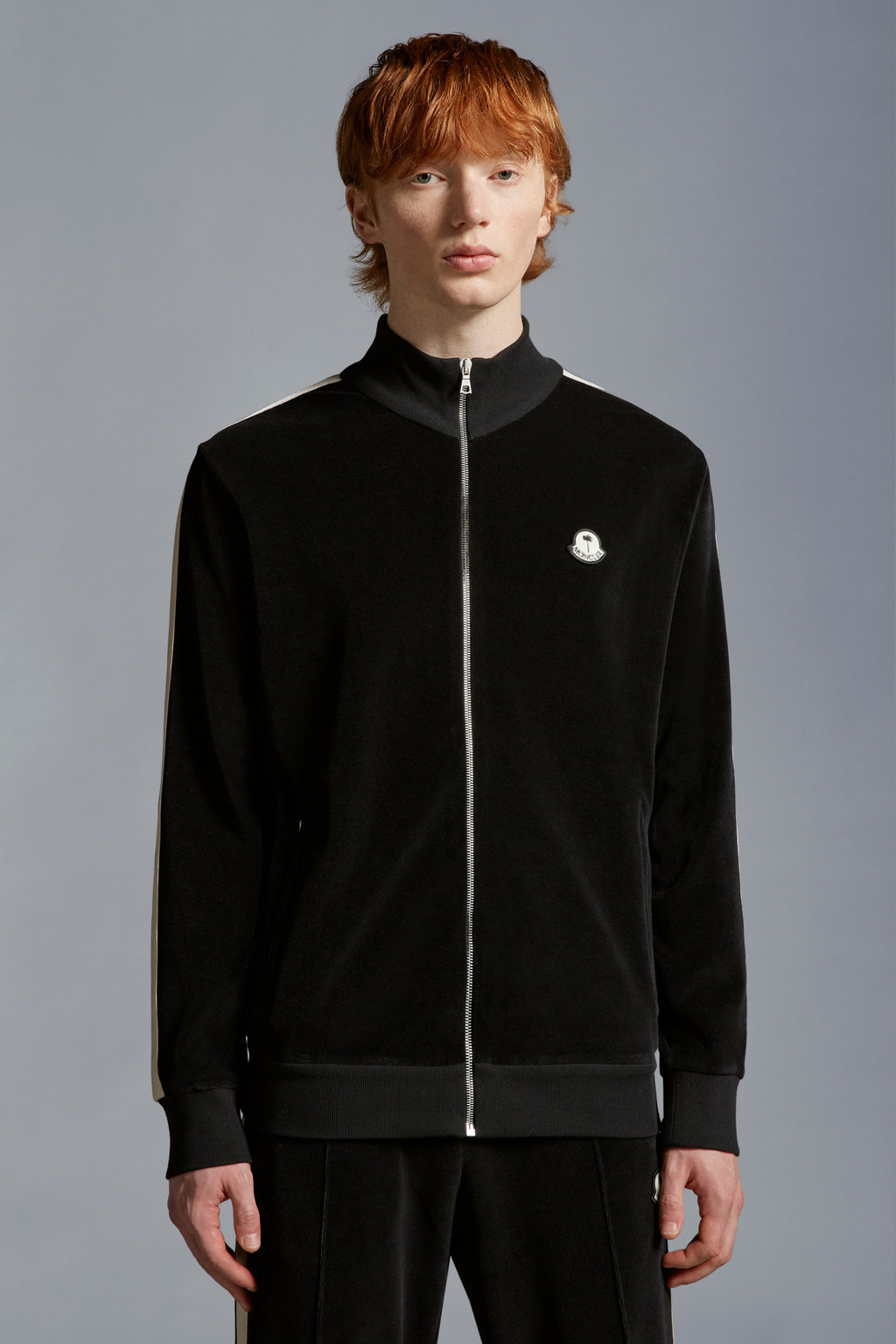 Chenille Zip-Up Sweatshirt