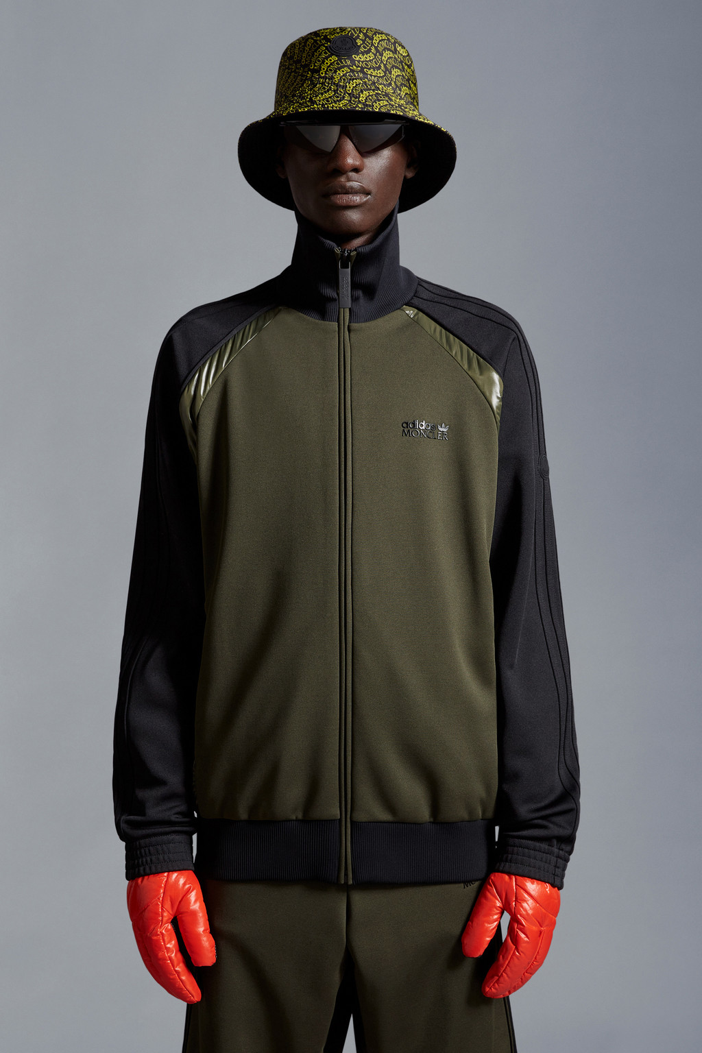 Acetate Zip-Up Sweatshirt