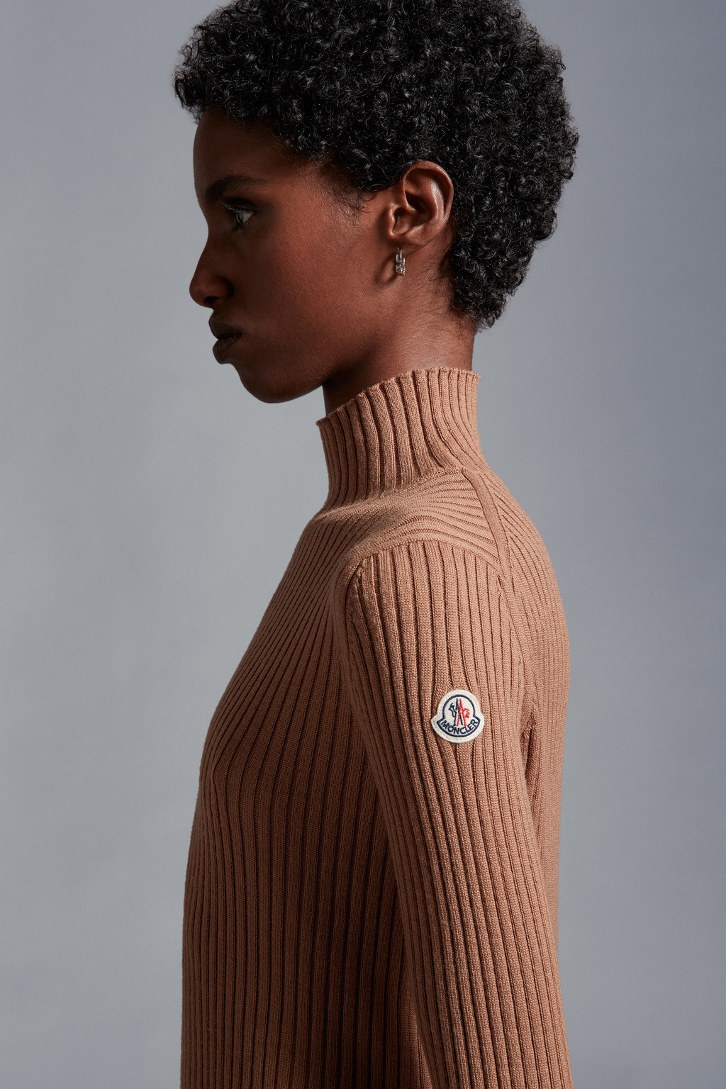 Wool Blend Turtleneck Sweater