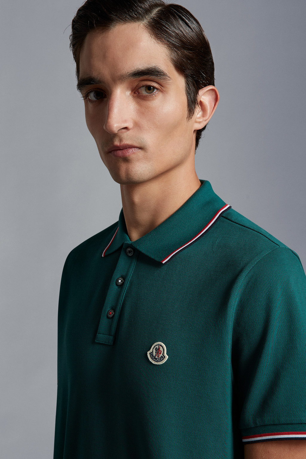 Logo Patch Polo Shirt
