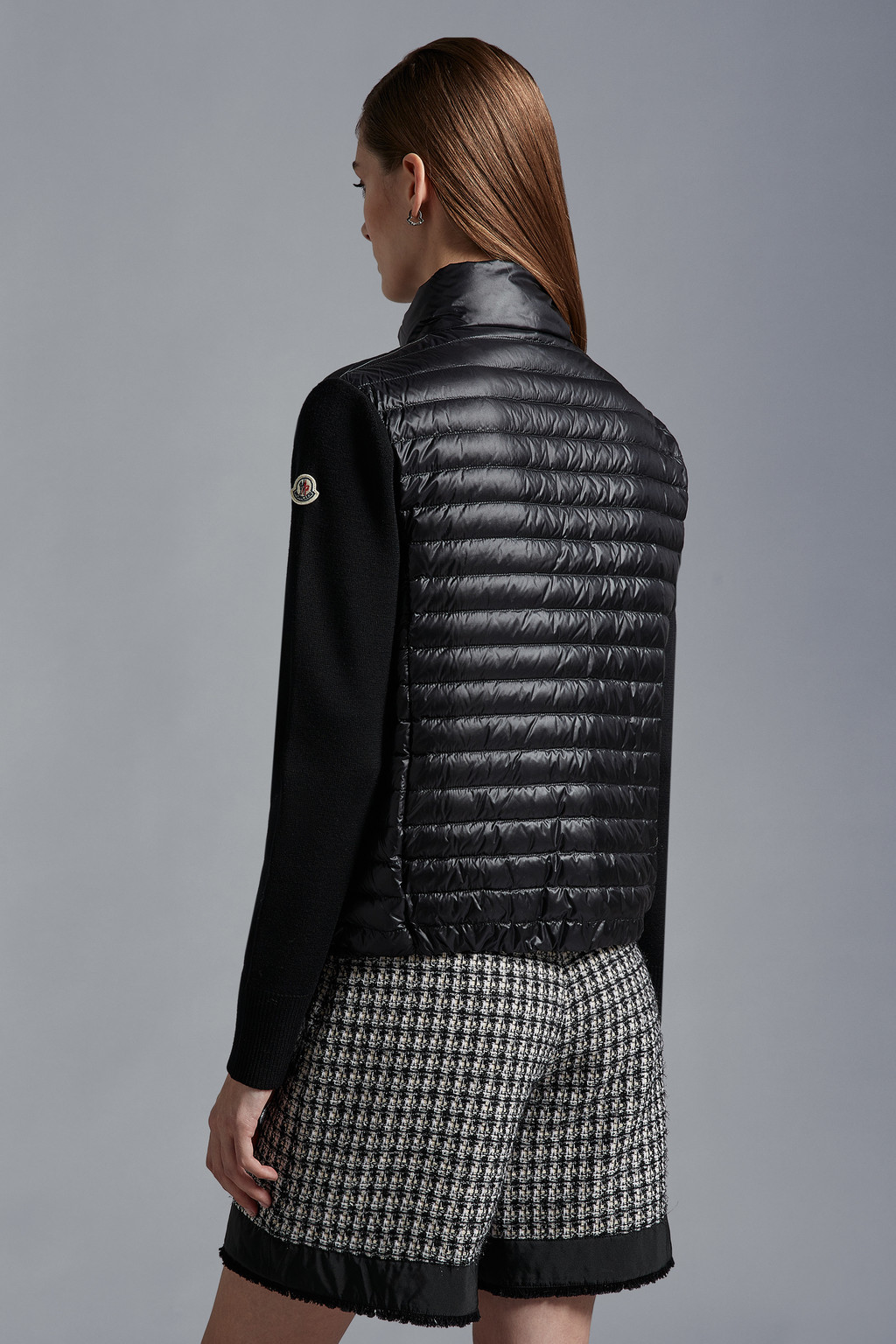 Padded Wool Cardigan