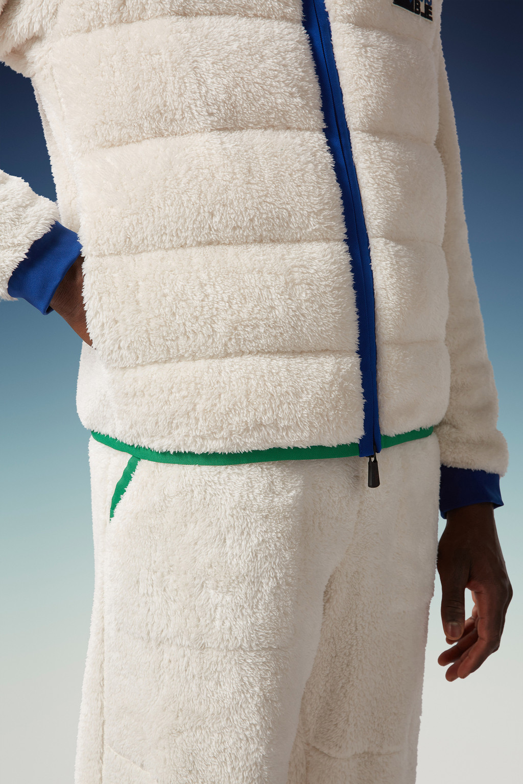 Padded Fleece Zip-Up Sweatshirt