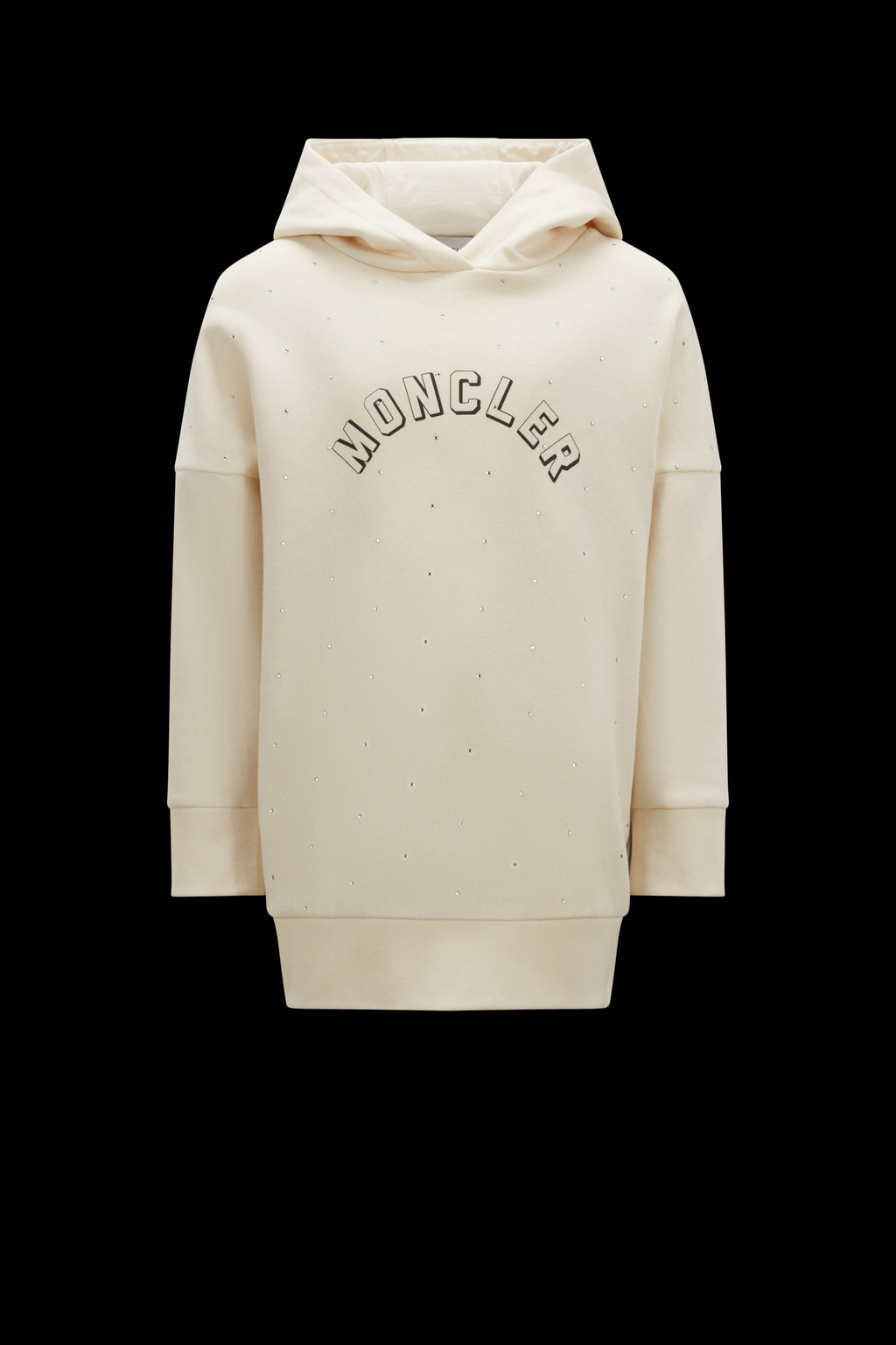 Hooded Crystal Logo Dress