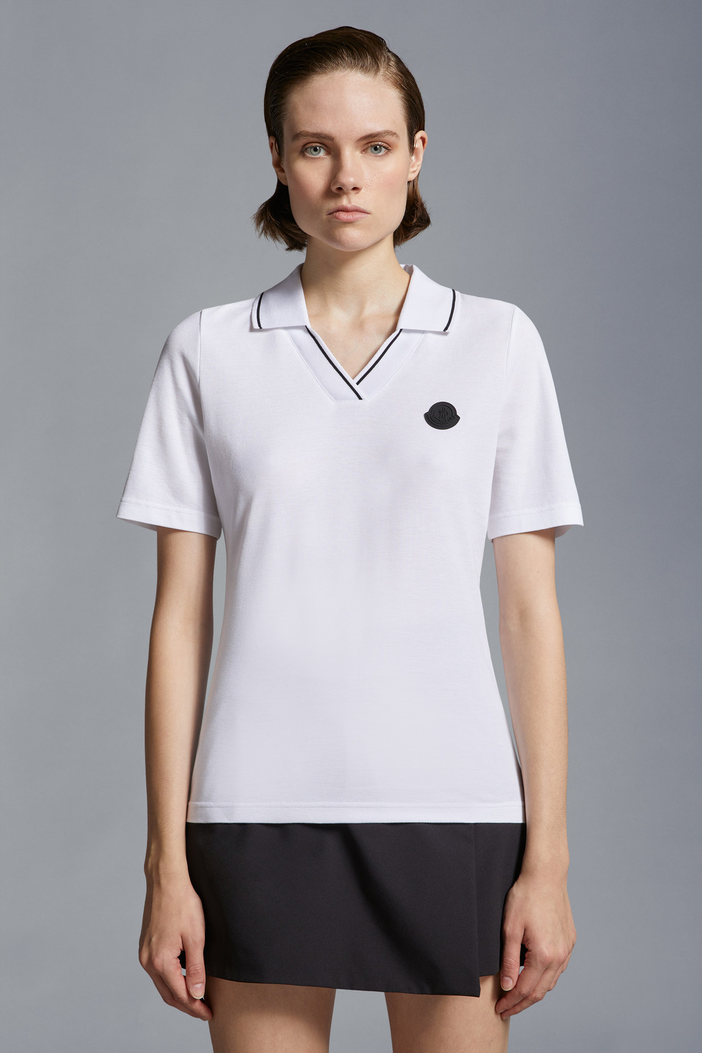 Logo Patch Polo Shirt